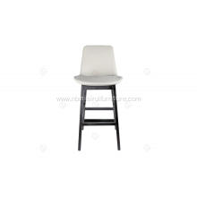 White faux leather injection mold foam Ventura stool